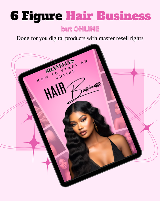 DFY HOW TO: ONLINE HAIR BUSINESS (WITH PLR & MASTER RESELL RIGHTS)