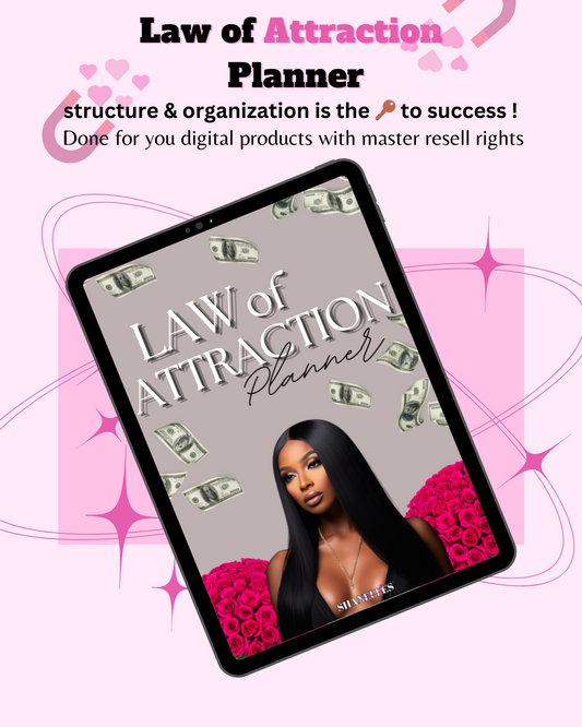 LAW OF ATTRACTION PLANNER (WITH PLR & MASTER RESELL RIGHTS)